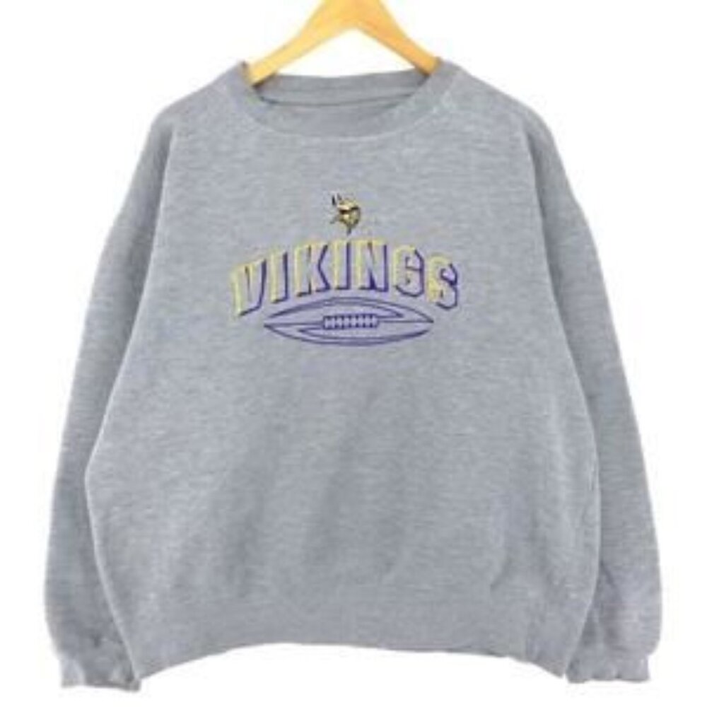 Vintage NFL Minnesota Vikings Logo Sweatshirt, Retro Football Men Women Shirt